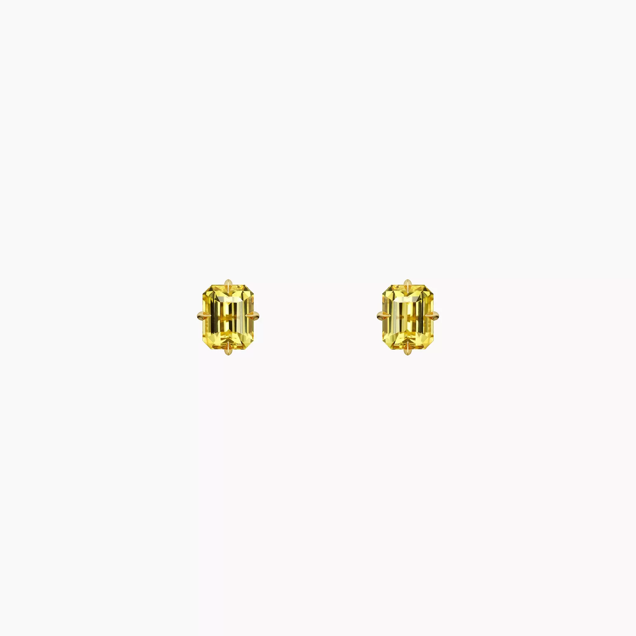 The Sloane Yellow Sapphire Studs