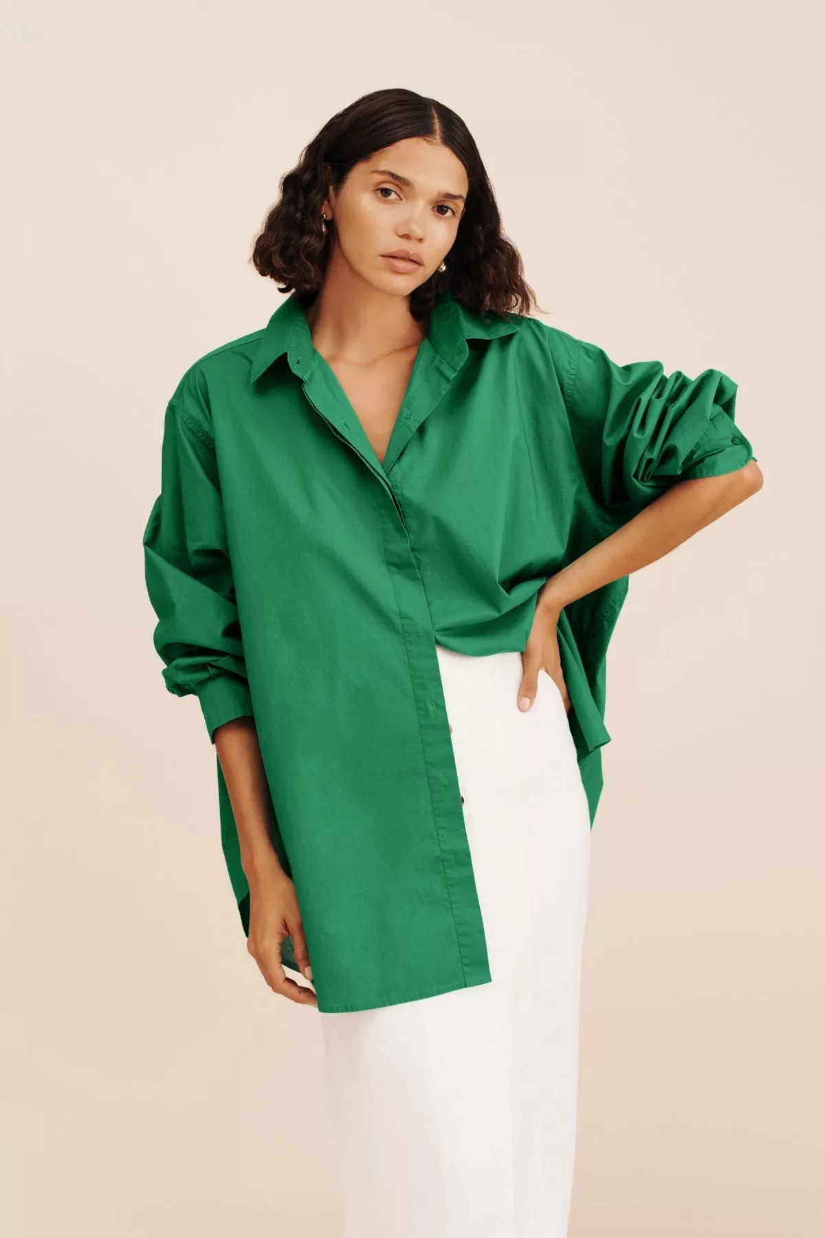 TIMOTHY SHIRT - TOPAZ GREEN