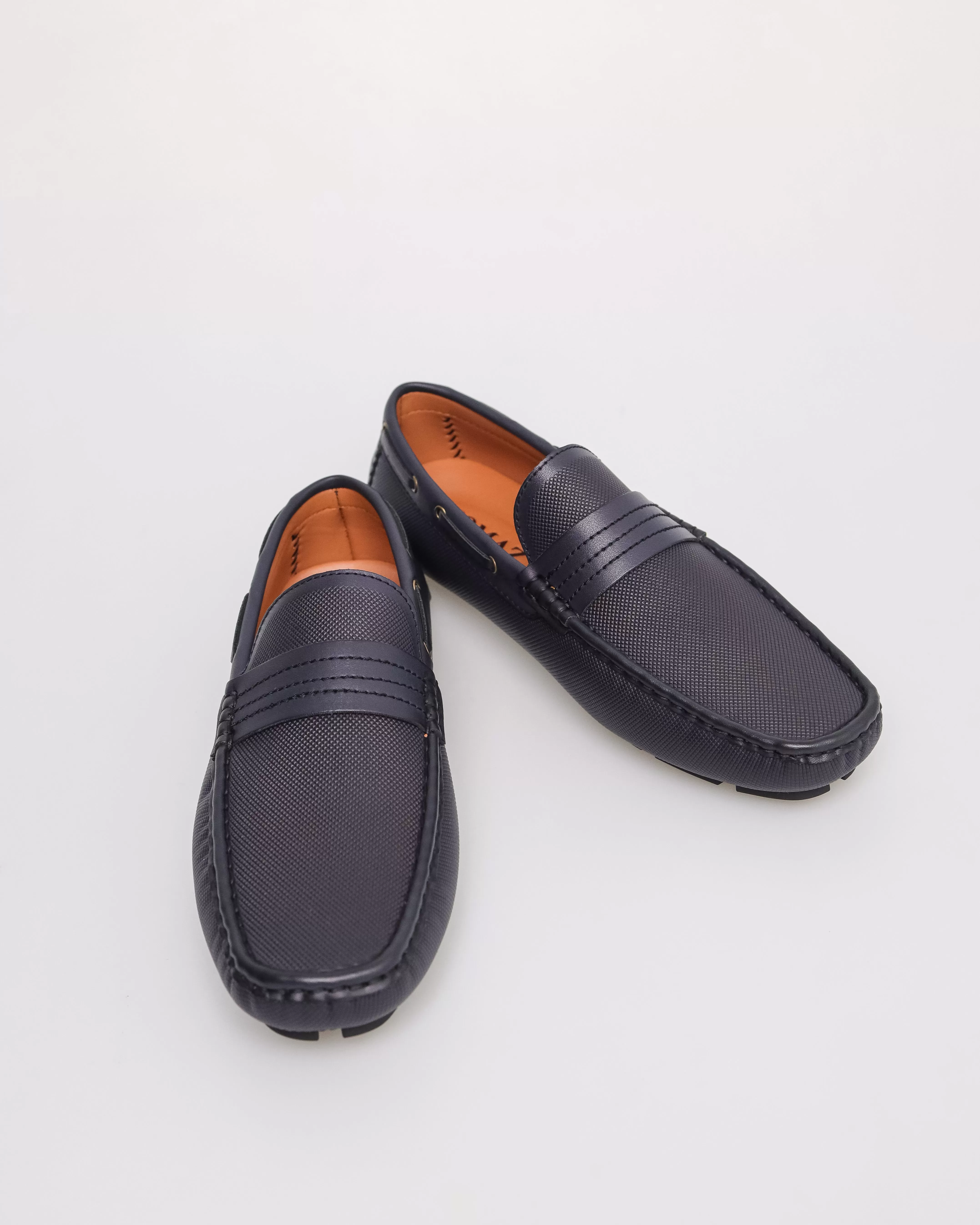 Tomaz C496 Men's Penny Moccasins (Navy)