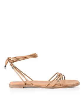 Tully Sandals - Caramel Leather