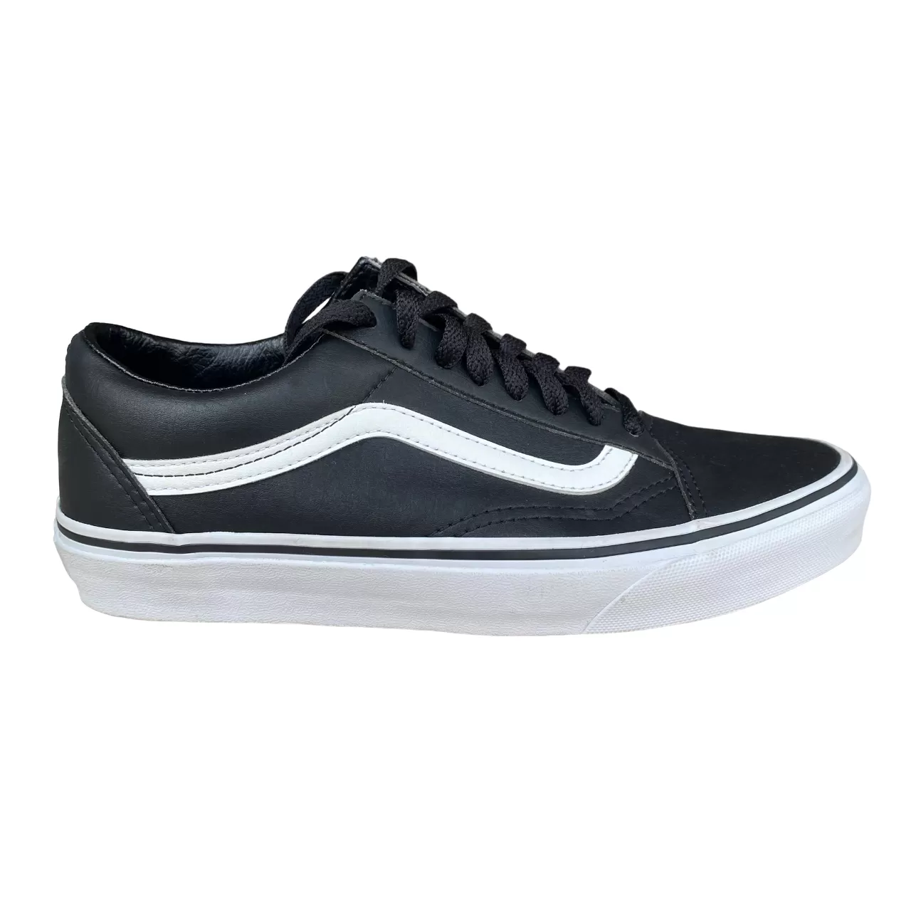 Vans Old Skool adult sneakers shoe in leather VN0A38G1NQR black-white