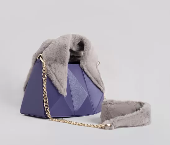 Warp Hexella Minibag Purple Fluff | Sample |