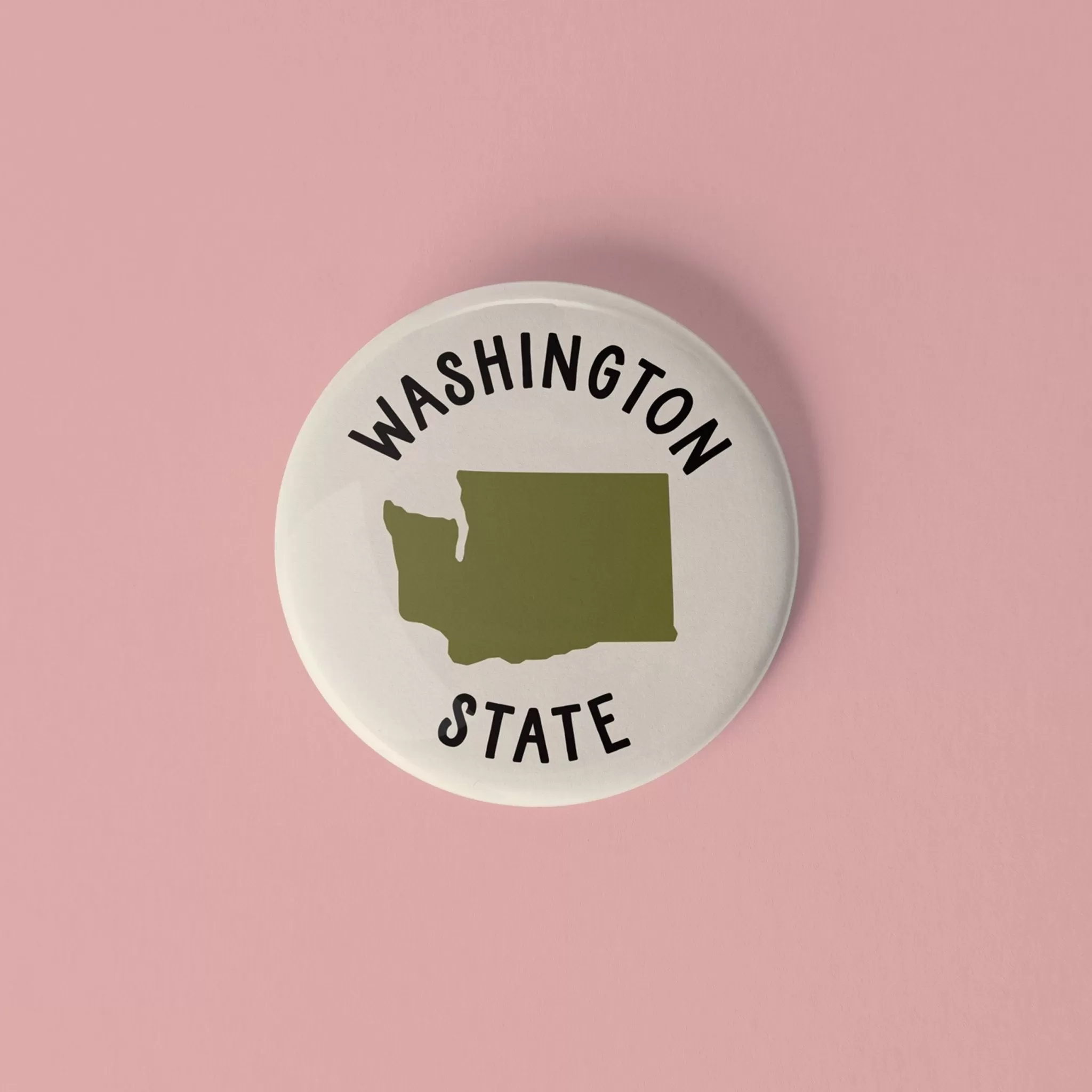 Washington State Set of 4 pinback buttons