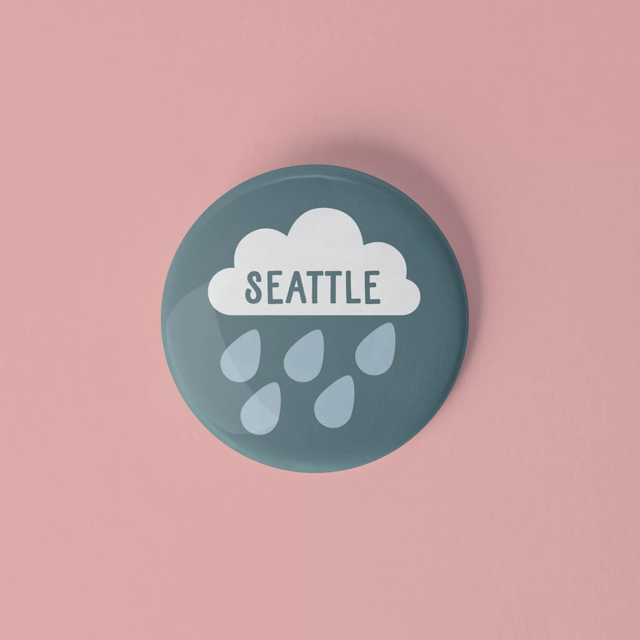 Washington State Set of 4 pinback buttons