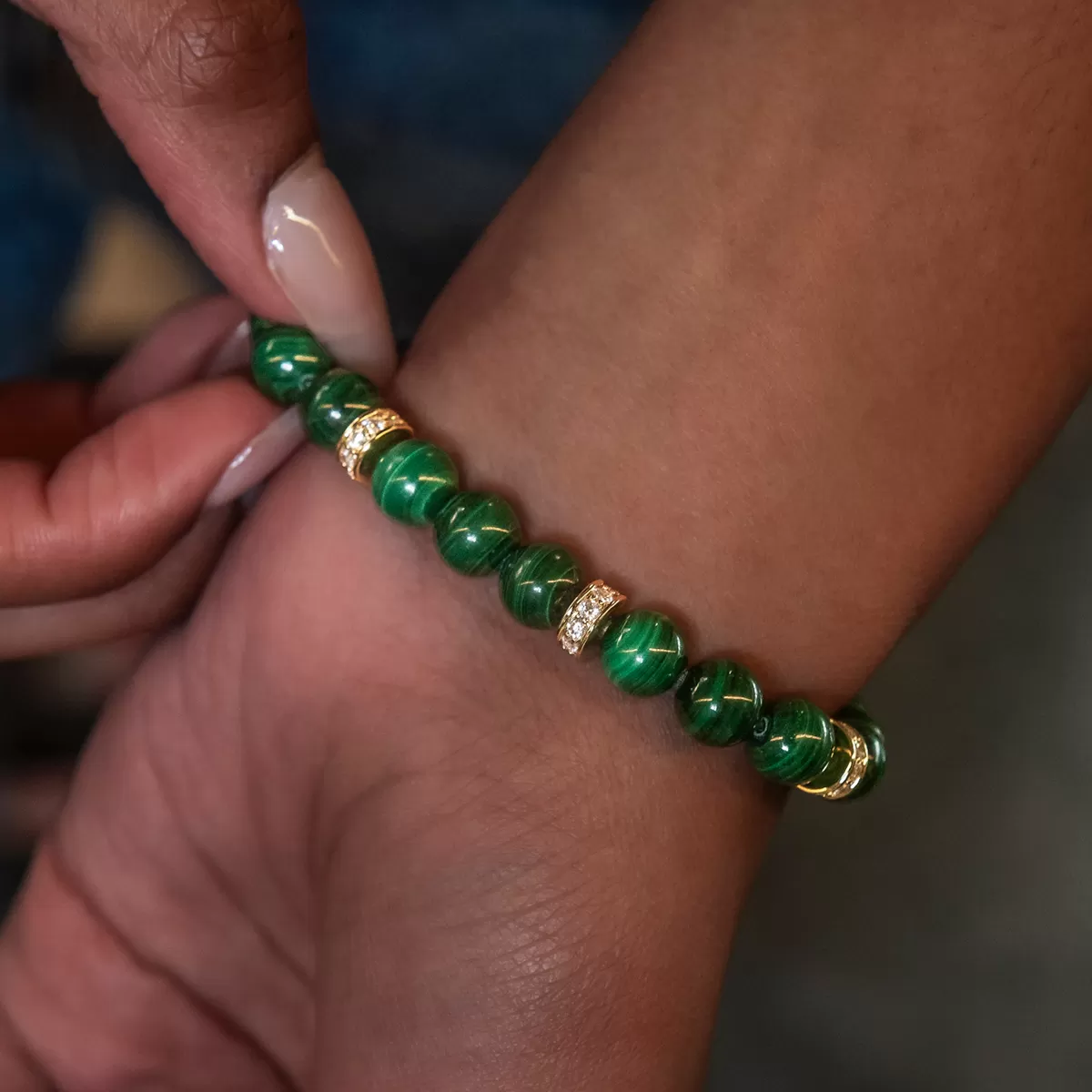 Weed Leaf Beaded Bracelet