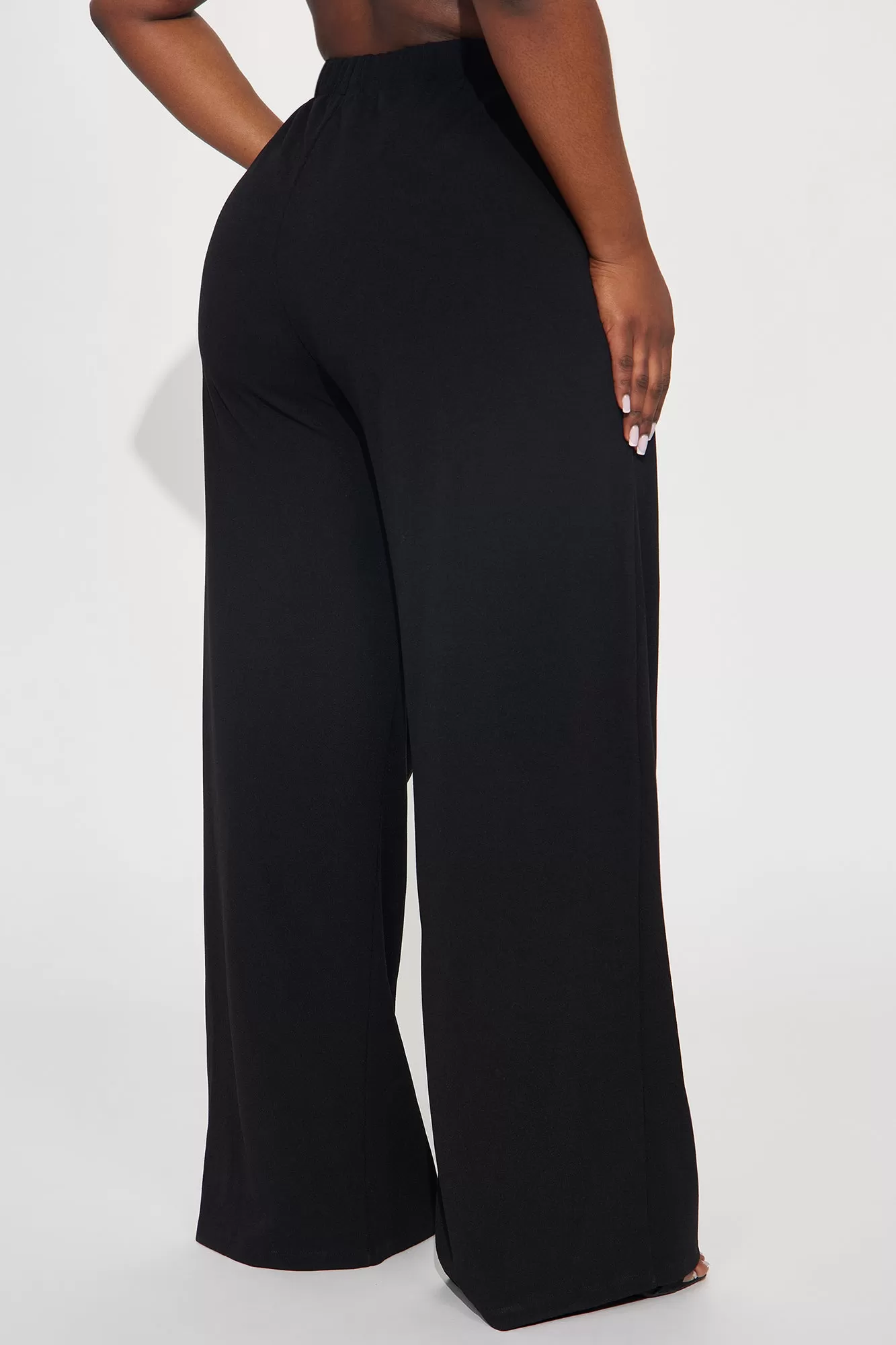 What Matters Most Wide Leg Trouser - Black