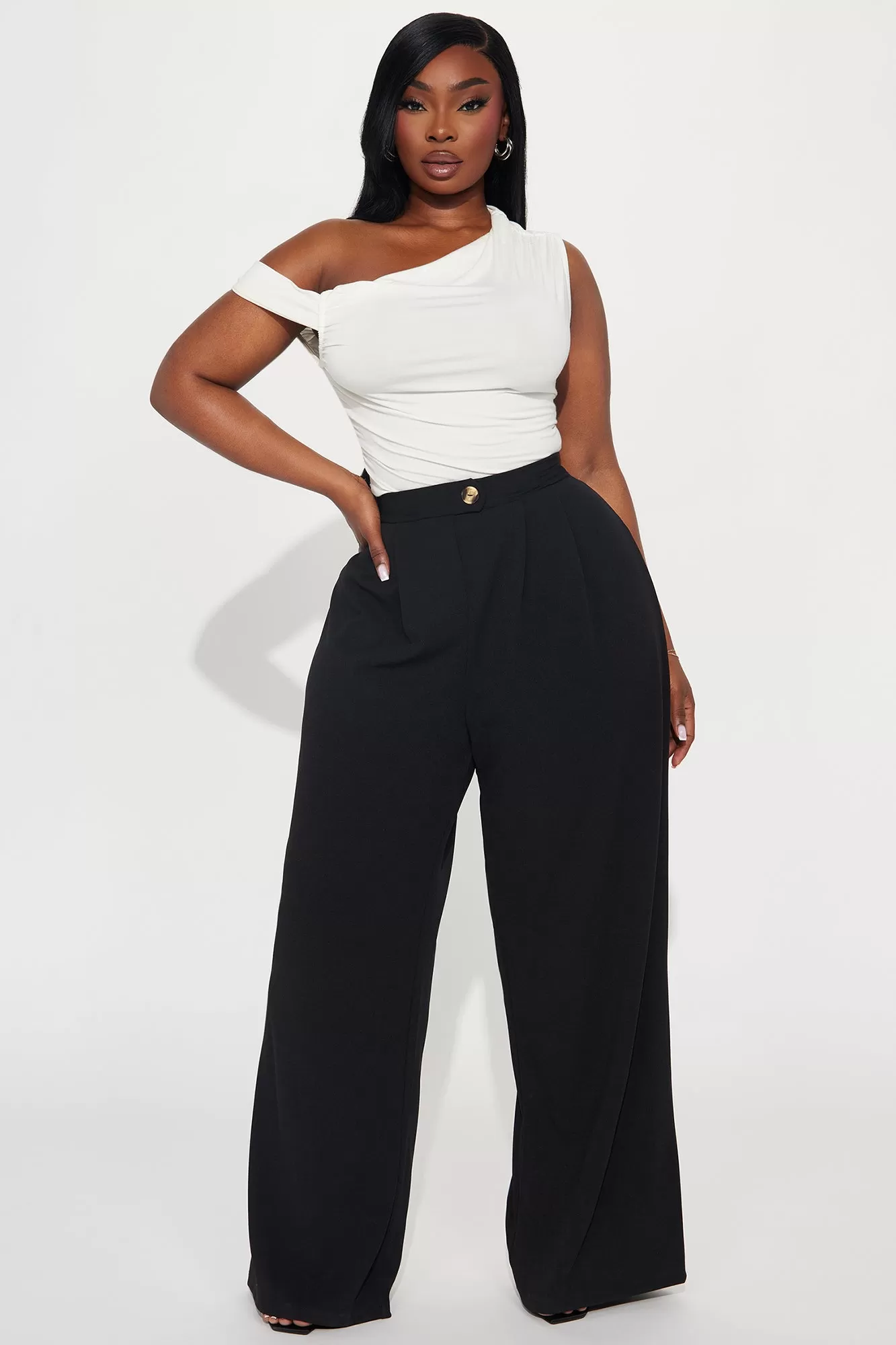 What Matters Most Wide Leg Trouser - Black