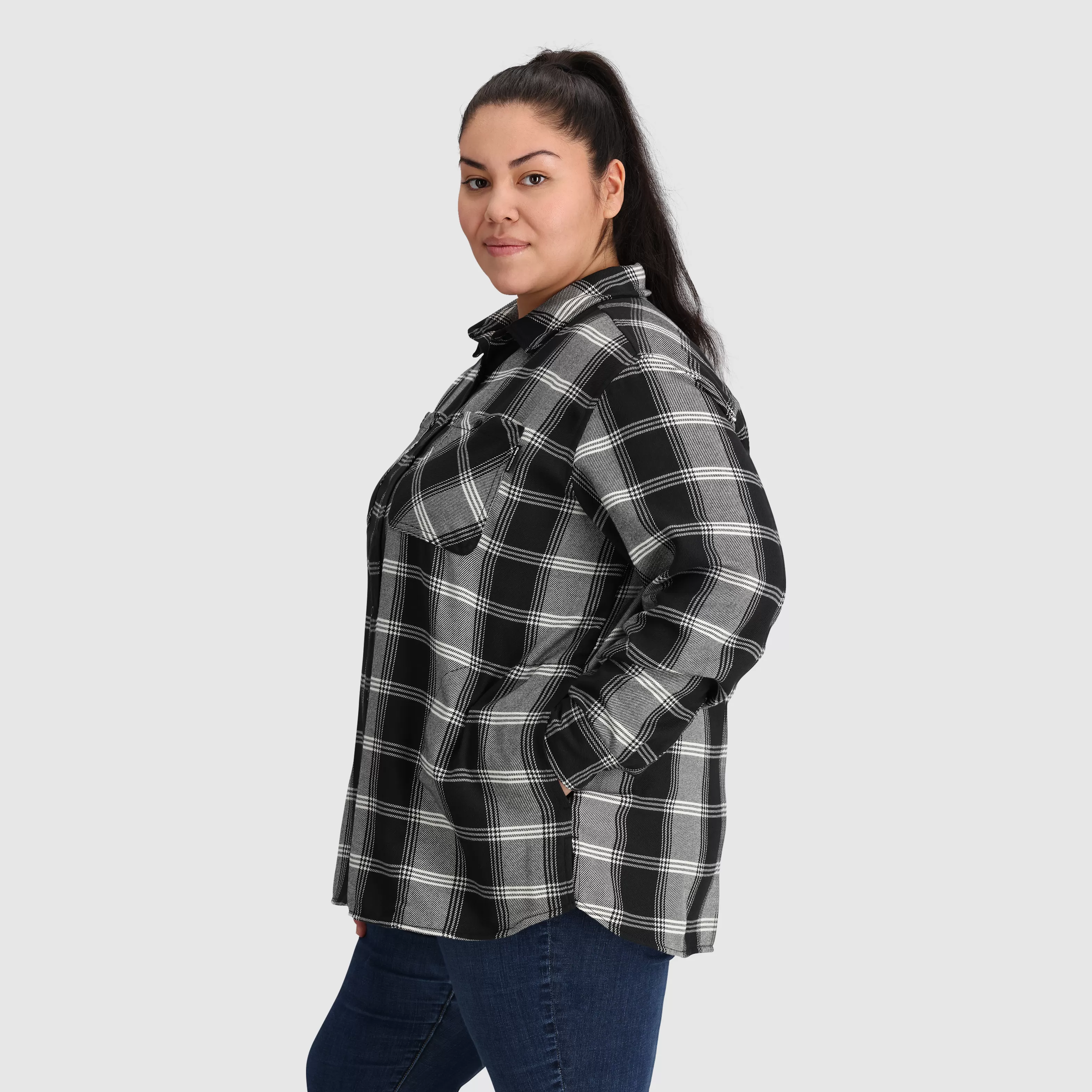 Women's Feedback Flannel Twill Shirt-Plus