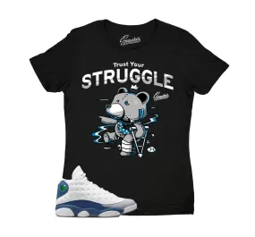 Womens - French Blue 13 Trust Your Struggle Shirt